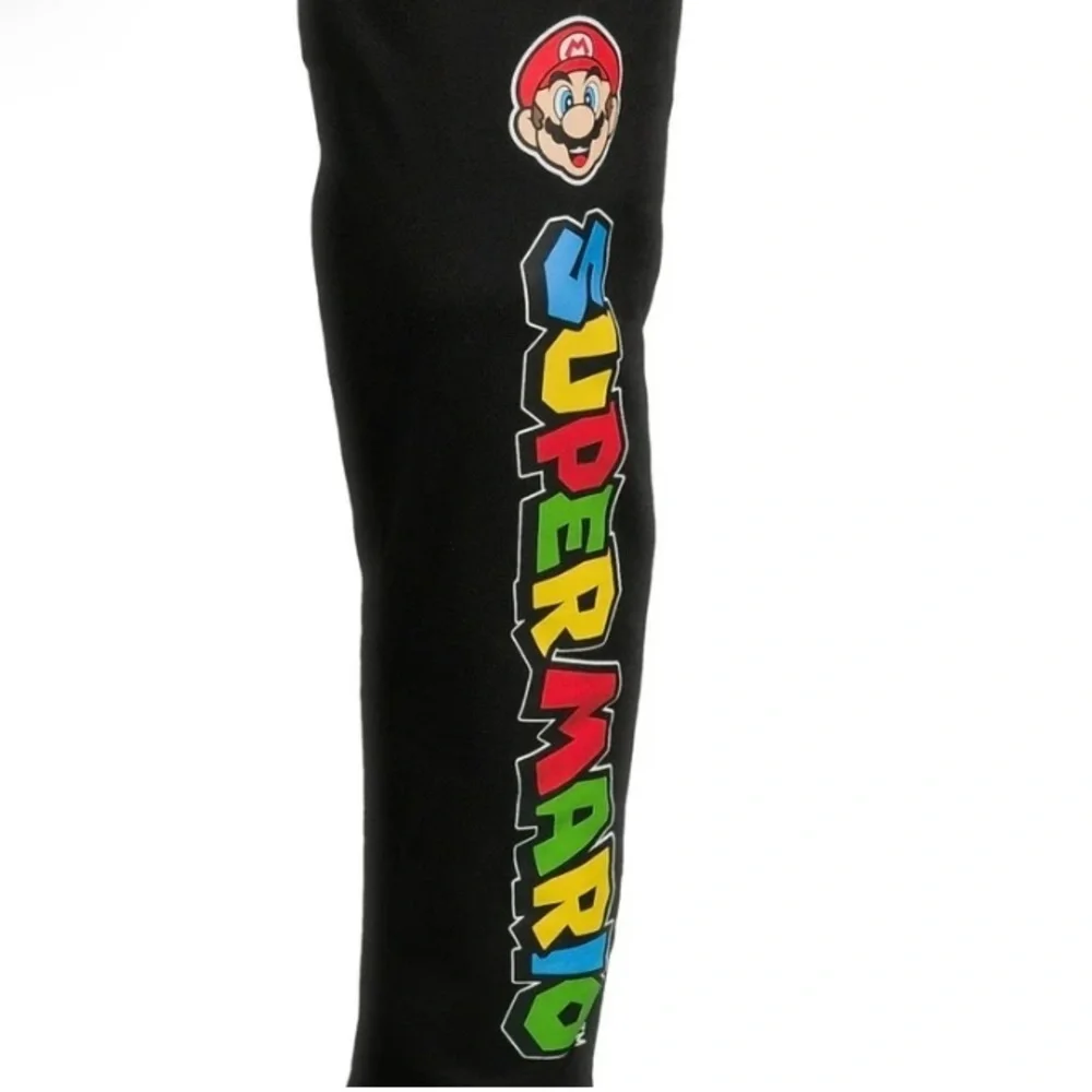 Men’s Super Mario, black joggers size XXL